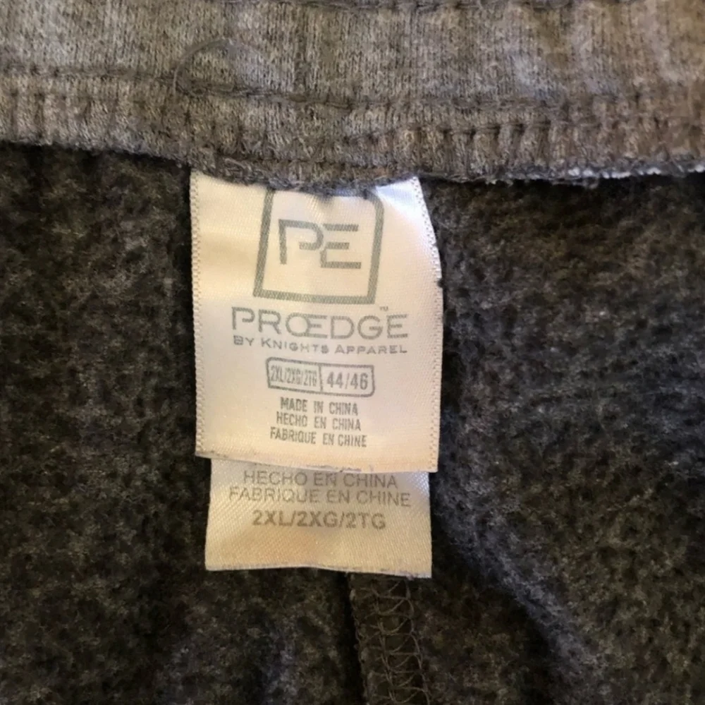 VT Virginia Tech Sweatpants Gray Fleece Joggers Lounge Pants Men XXL 2XL